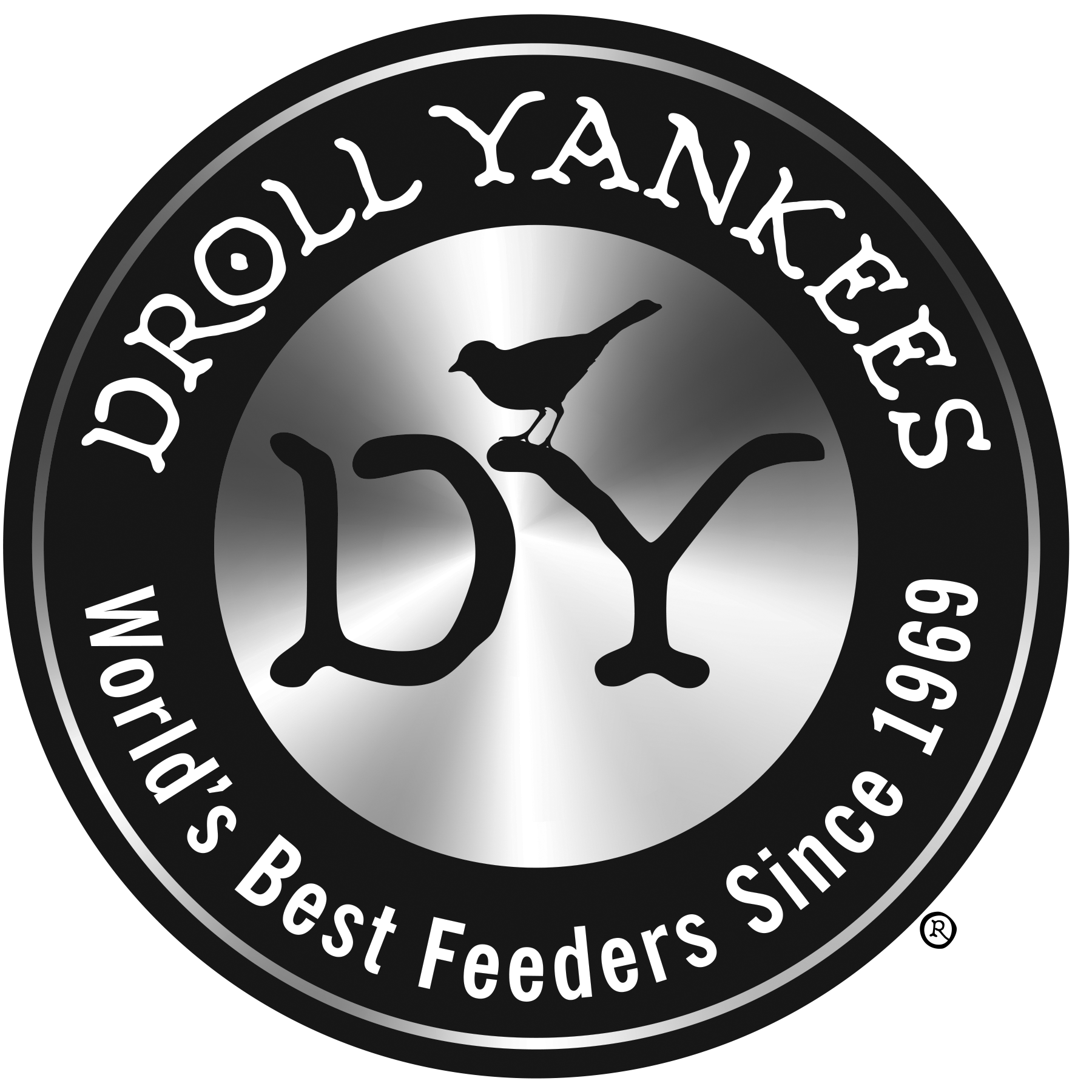 Droll Yankees Bird Feeder with birds feeding
