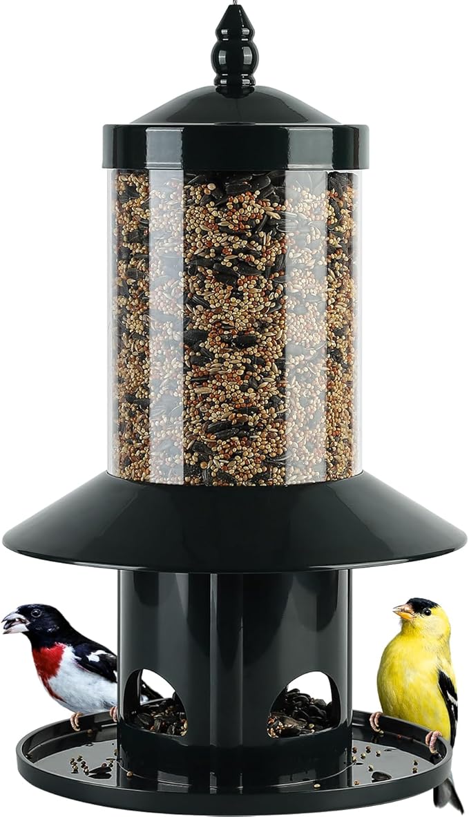 Droll Yankees Ring Pull Silver Classic Sunflower Bird Feeder