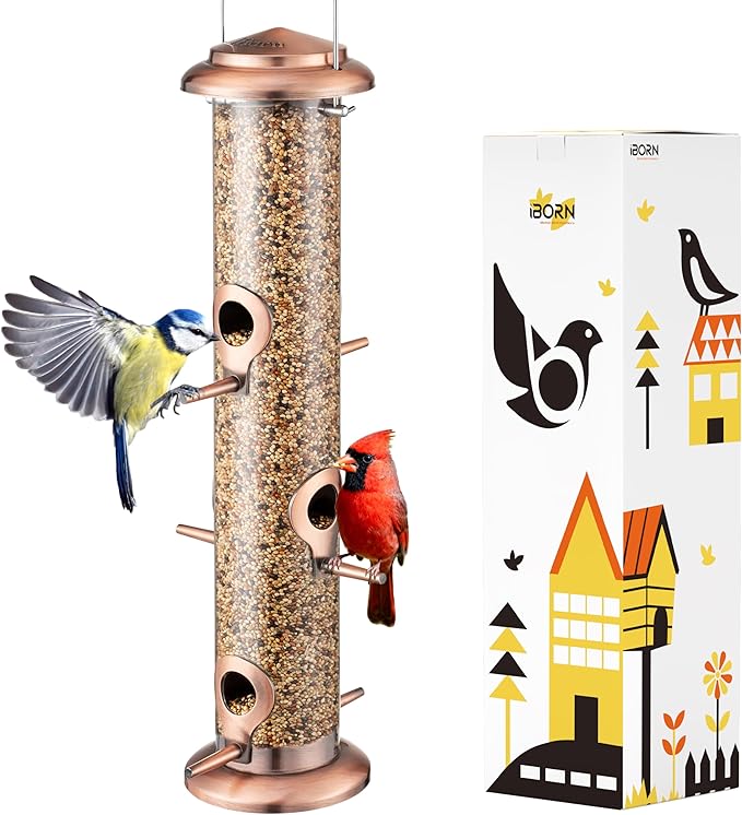 Droll Yankees Onyx Clever Clean Finch Magnet Bird Feeder