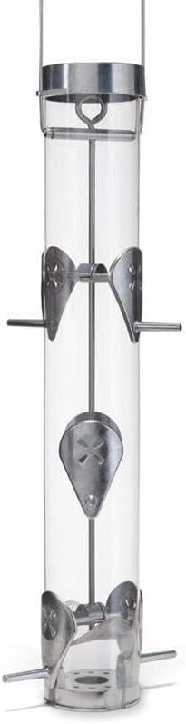 Droll Yankees Onyx Clever Clean Nyjer Seed Bird Feeder
